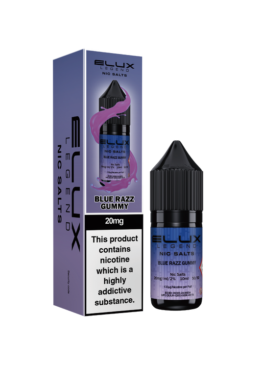 Elux Legend Blue Razz Gummy 10ml