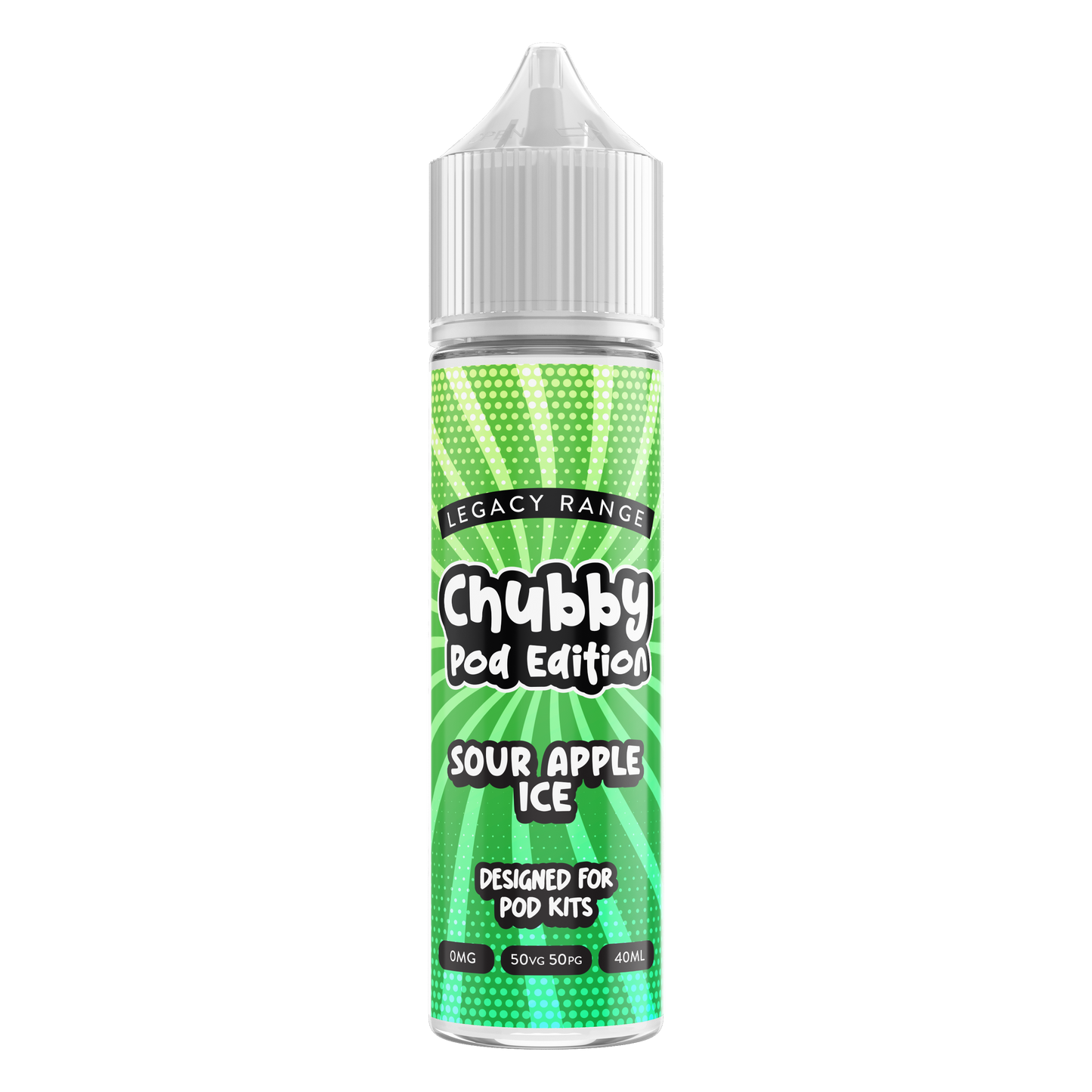 Chubby Pod Edition Sour Apple Ice 50ml | The Ace of Vapez