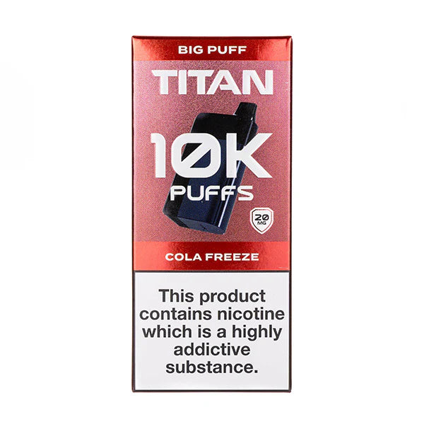 Titan 10K Rechargeable Disposable Vape