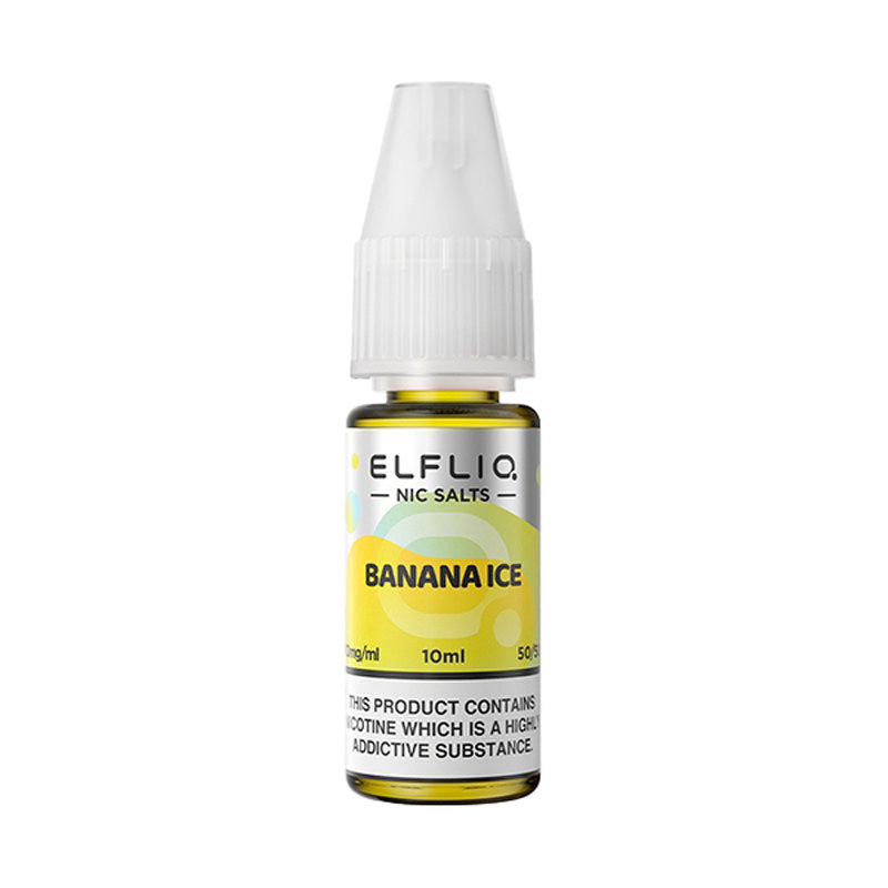 Elf Bar Elfliq - Banana Ice 10ml Nic Salt - The Ace Of Vapez