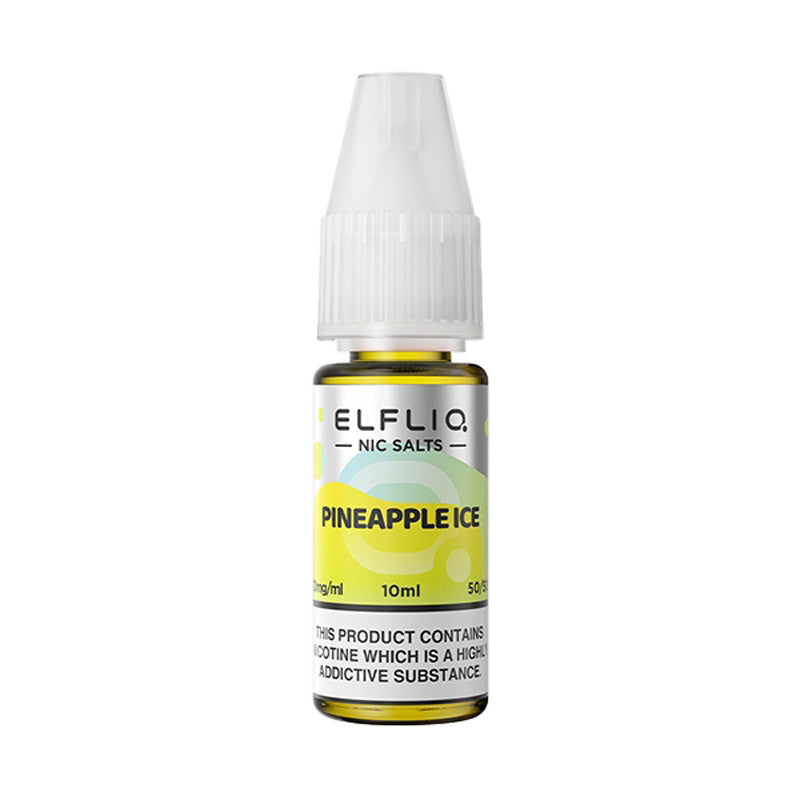 Elf Bar Elfliq - Pineapple Ice 10ml Nic Salts - The Ace Of Vapez