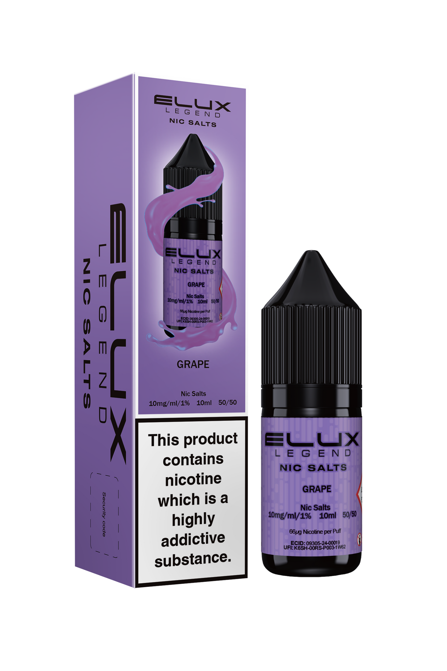 Elux Legend Grape Nic Salt 10ml - The Ace Of Vapez