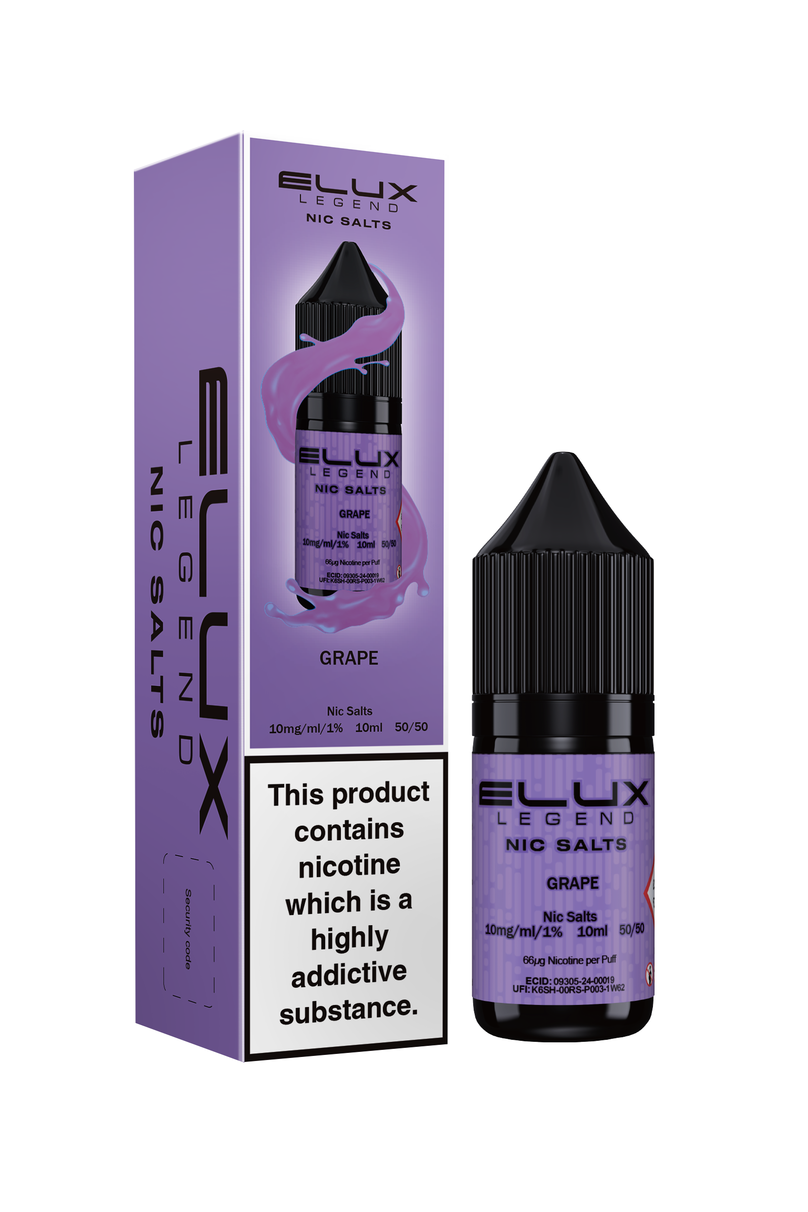 Elux Legend Grape Nic Salt 10ml - The Ace Of Vapez