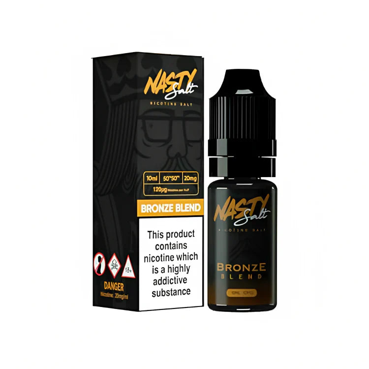 Nasty Bronze Blend Salt 10ml 20mg OOD - The Ace Of Vapez