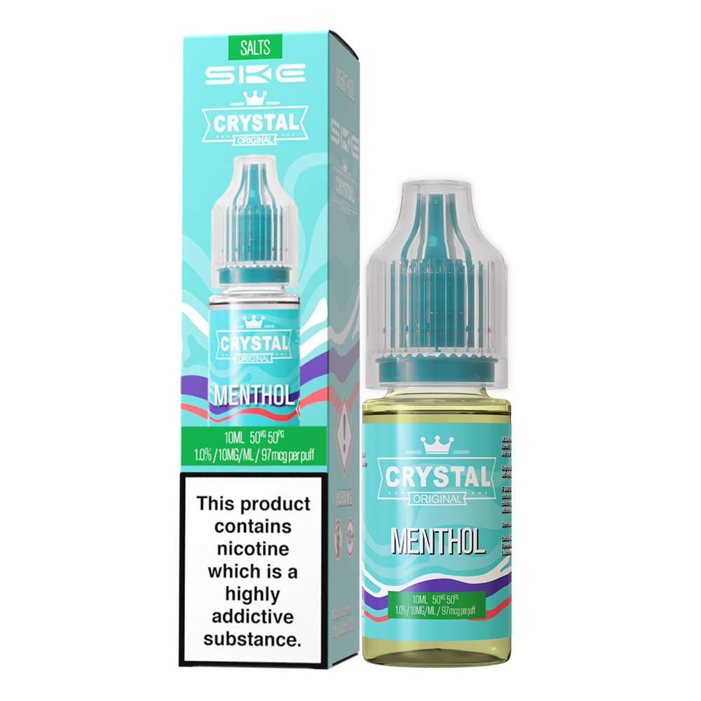 SKE Crystal Bar Salts 10ml V2 Menthol - The Ace Of Vapez