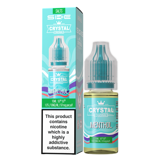 SKE Crystal Bar Salts 10ml V2 Menthol - The Ace Of Vapez