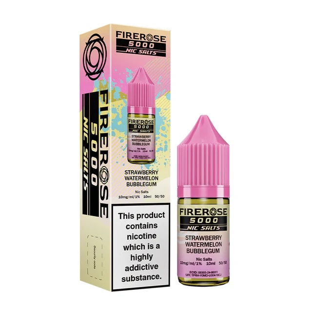 Firerose Strawberry Watermelon Bubblegum Salt - The Ace Of Vapez