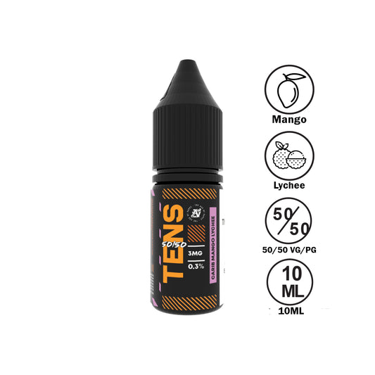 Tens Carib Mango Lychee 10ml