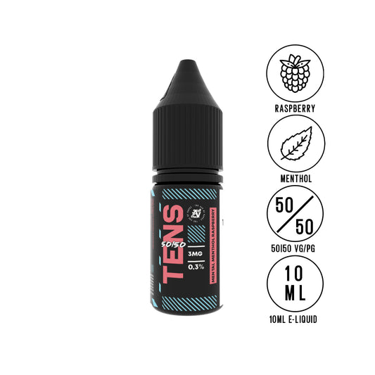 Tens Mental Menthol Raspberry 10ml