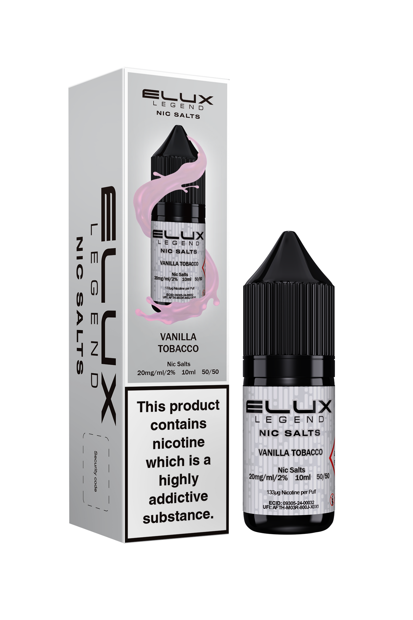 Elux Legend Vanilla Tobacco Nic Salt 10ml - The Ace Of Vapez