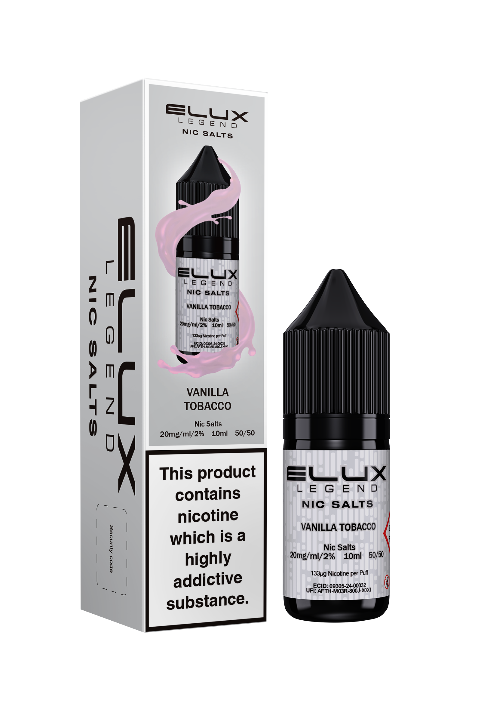 Elux Legend Vanilla Tobacco Nic Salt 10ml - The Ace Of Vapez