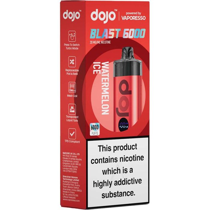 Dojo Blast 6000 Prefilled Vape Kit