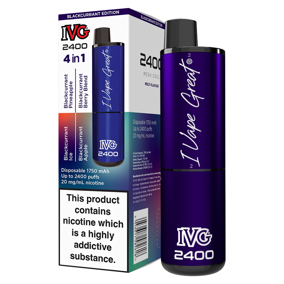 IVG 2400 Puffs Multi Flavour Disposable Vape - The Ace Of Vapez