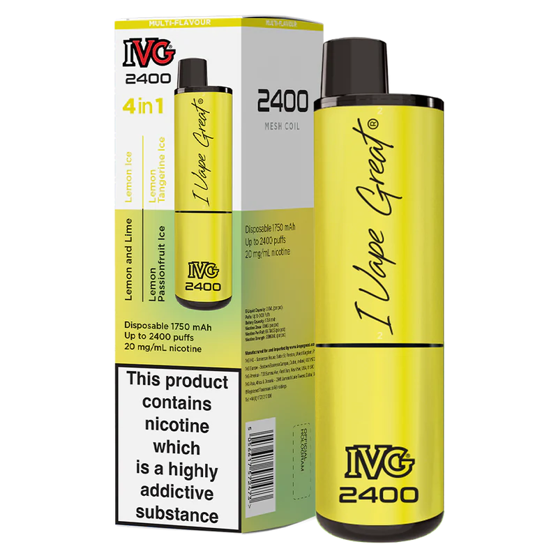 IVG 2400 Puffs Multi Flavour Disposable Vape - The Ace Of Vapez