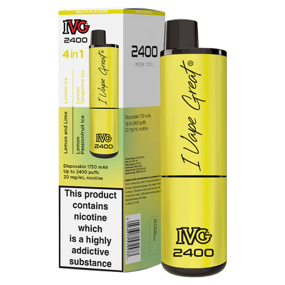 IVG 2400 Puffs Multi Flavour Disposable Vape - The Ace Of Vapez