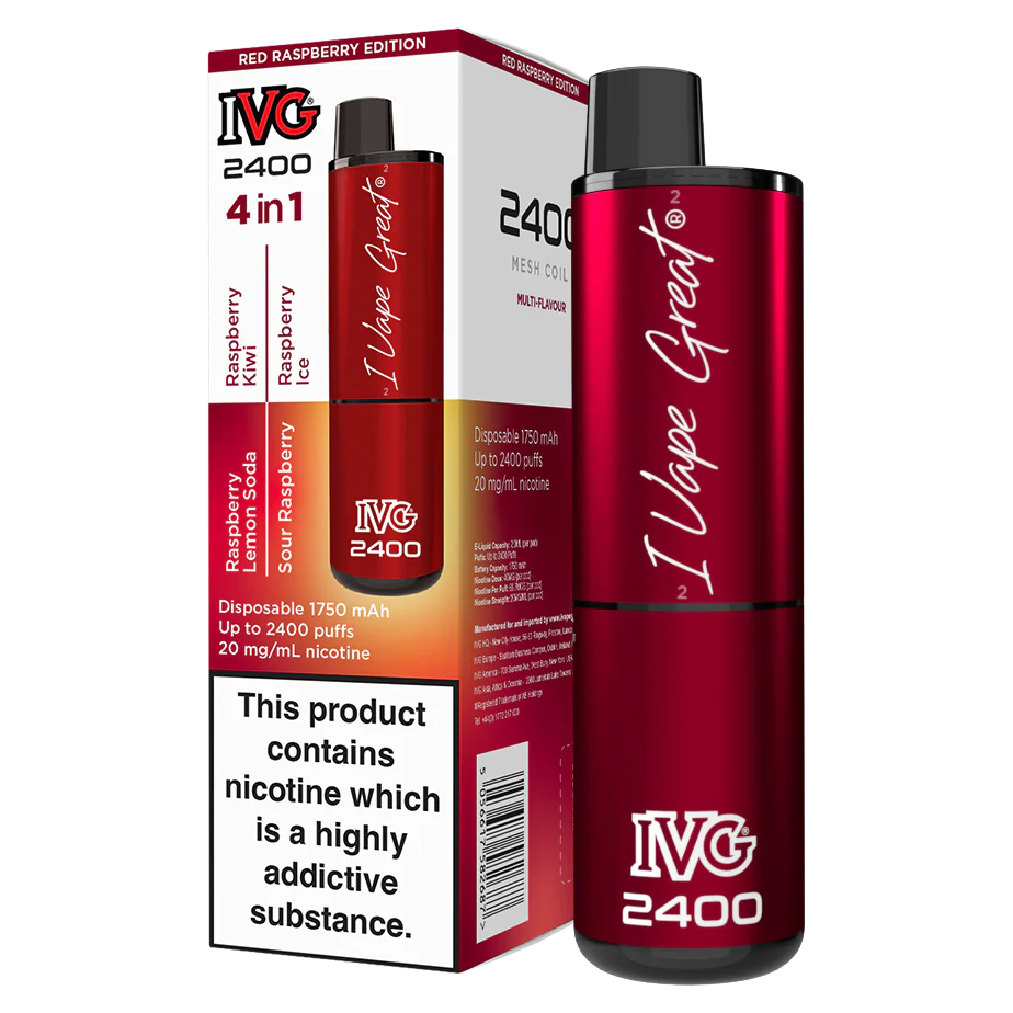 IVG 2400 Puffs Multi Flavour Disposable Vape - The Ace Of Vapez