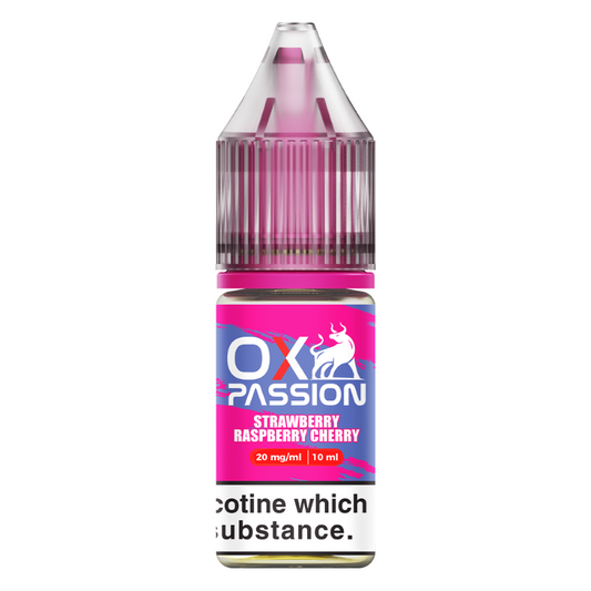 Oxva Ox Passion Strawberry Raspberry Cherry Nic Salt - The Ace Of Vapez