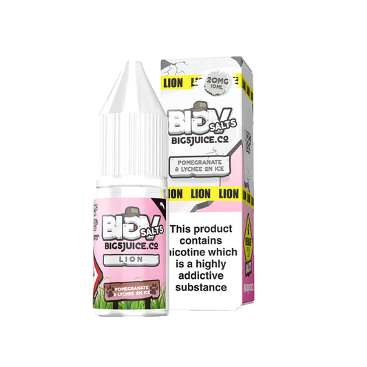 Big 5 Salts Lion 20MG 10ml (Clearance) - The Ace Of Vapez