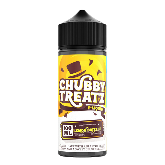 Chubby Treatz Lemon Drizzle Cake 100ml Shortfill (Clearance) - The Ace Of Vapez