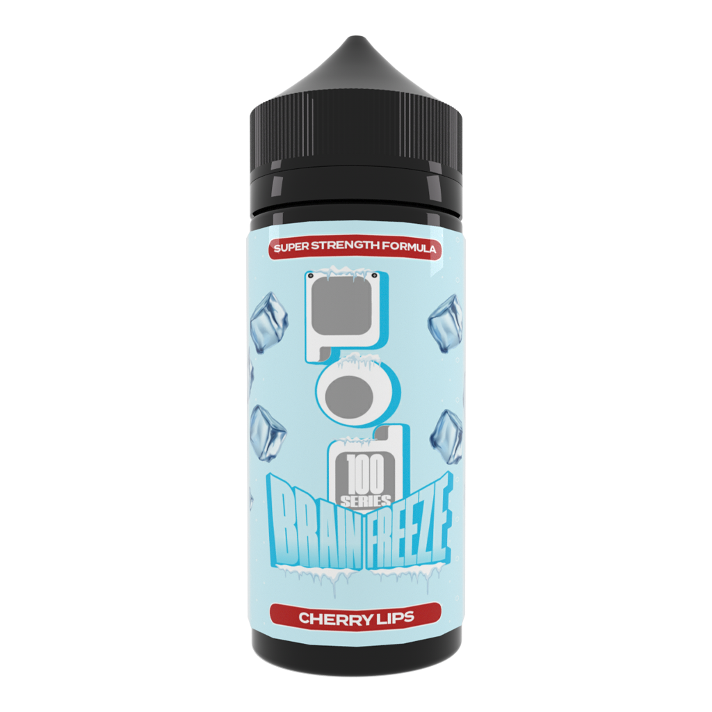 Pod 100 Brain Freeze Series Cherry Lips 100ml at The Ace of Vapez – The ...