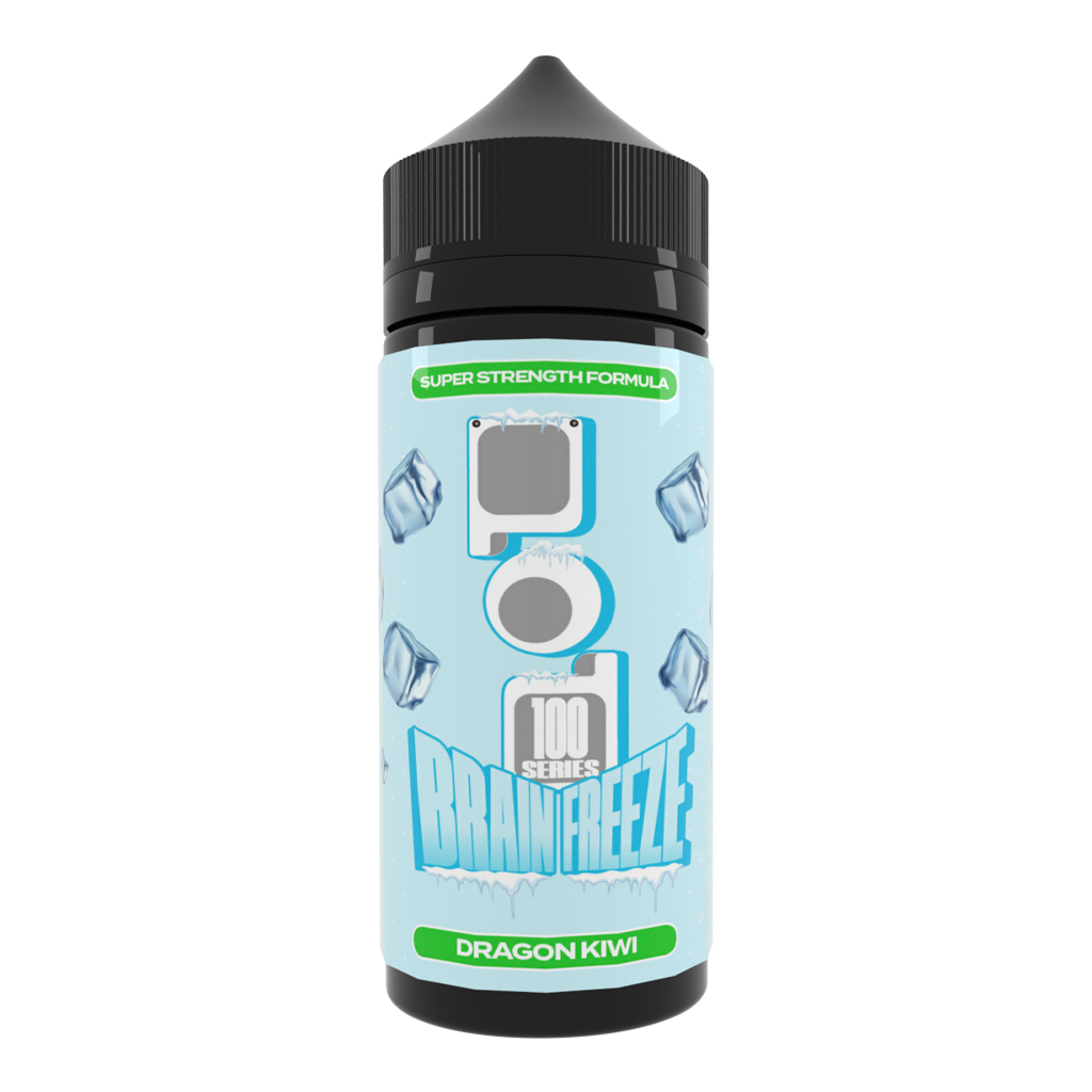 Pod 100 Brain Freeze Series Dragon Kiwi 100ml - The Ace Of Vapez